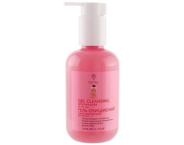 Гель для очищення обличчя The Lab Beauty з АНА кислотами 150 мл Аврора ціна