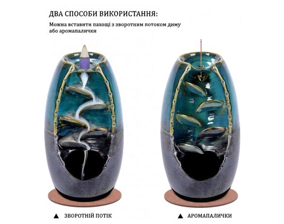 Аромалампа для дому кольорова Водоспад Аврора картинка 4 ціна
