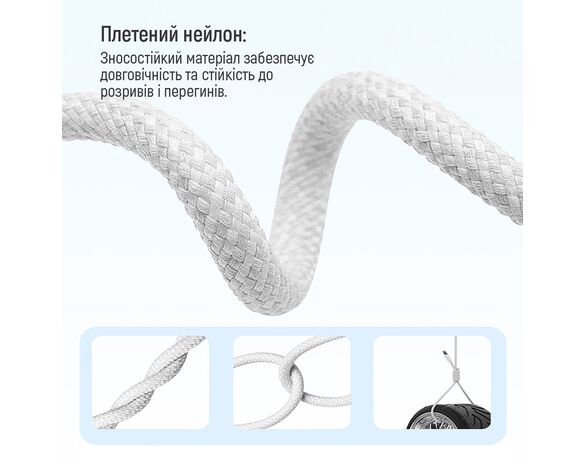 Кабель Type-C-Type-C ColorWay CBPDCC061 сірий 1 м картинка 5 в інтернет-магазині Аврора