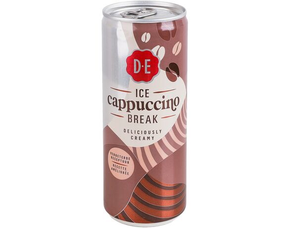 Напій молочний з кавою Douwe Egberts АйсКапучино ж/б 250 мл Аврора ціна