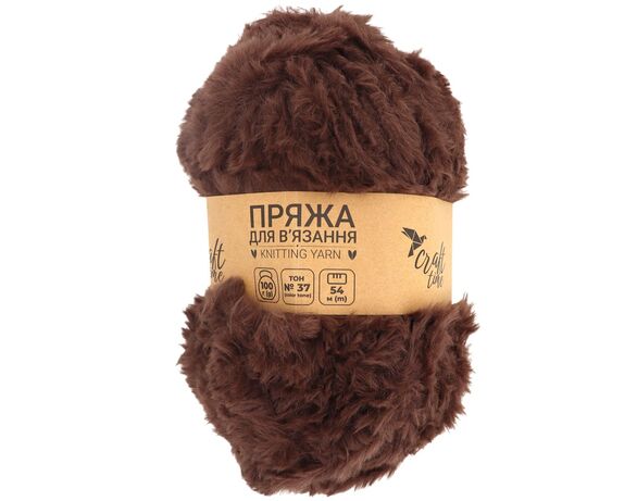 Пряжа для в'язання пухнаста Craft time 100 г, 54 м тон №37 Аврора ціна