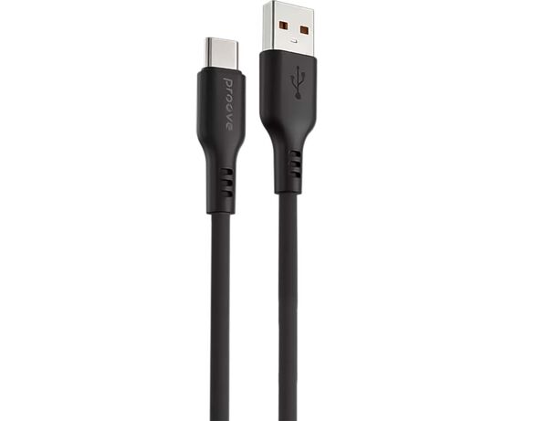 Кабель USB-Type-C Proove AMP LITE чорний 1 м Аврора картинка 2 каталог