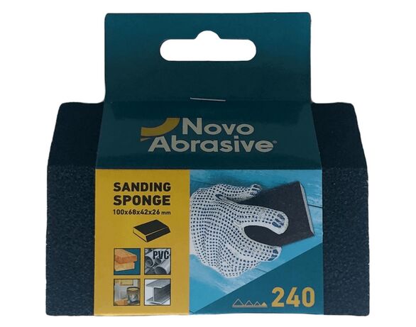 Губка для шліфування трапецієвидна комбінована NovoAbrasive P240 Аврора вартість