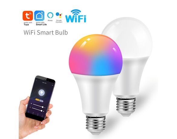 Набір смартламп LED RGB Е27 2 шт Аврора картинка 2 недорого