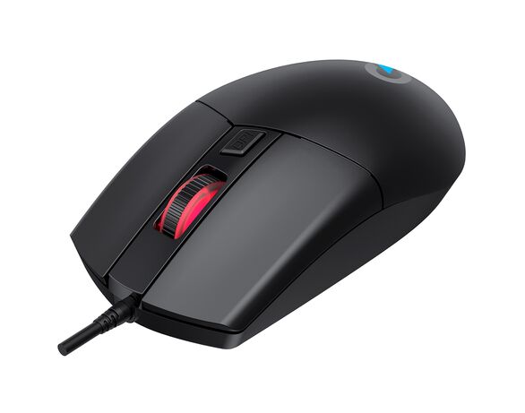 Миша комп'ютерна дротова OfficePro M115 чорна Аврора картинка 2 ціна