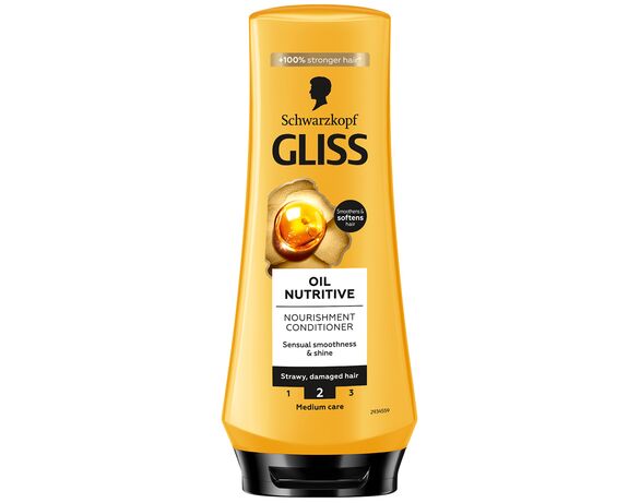 Бальзам для пошкодженого волосся GLISS Oil Nutritive 200 мл Аврора купити