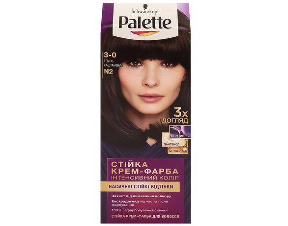 Фарба для волосся Palette Темно-каштановий N-2 Аврора картинка 3 з доставкою