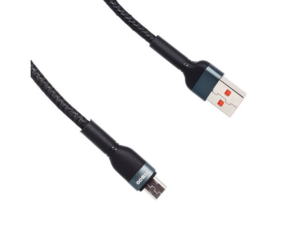 Кабель USB-microUSB Сyboo чорний Аврора картинка 3 відгуки