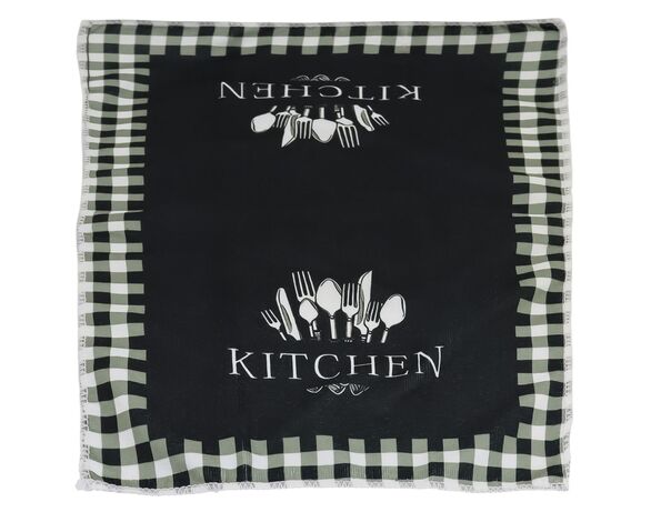 Рушник кухонний мікрофібра з принтом Kitchen 40х60 см Аврора каталог