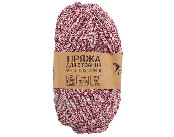 Пряжа для в'язання плюшева Craft time 100 г, 60 м тон №А25 Аврора ціна