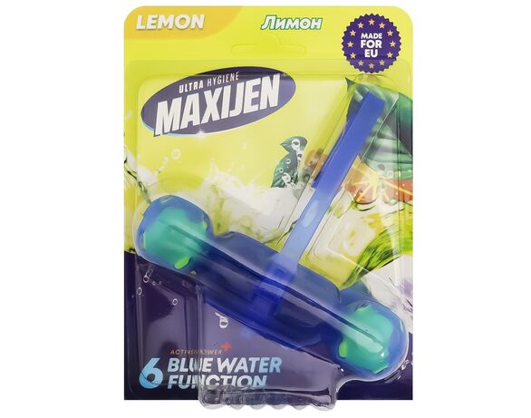 Блок туалетний MAXIJEN Лимон 50 г Аврора фото