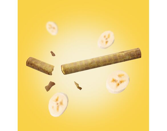 Трубочка вафельна Dolce Dobrobut CANNOLI XXL Banana filling 42 г картинка 2 в Аврорі