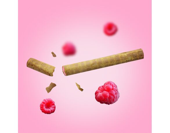 Трубочка вафельна Dolce Dobrobut CANNOLI XXL Raspberry yogurt filling 42 г Аврора картинка 2 відгуки