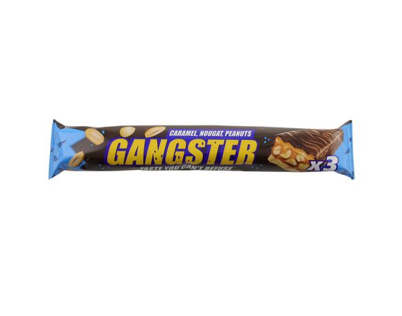 Батончик глазурований VALE Gangster з арахісом, нугою, карамеллю 100 г Аврора фото