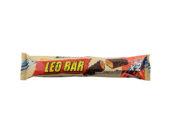 Батончик вафельний глазурований VALE LEO BAR з карамеллю, шоколадом 100 г Аврора дешево