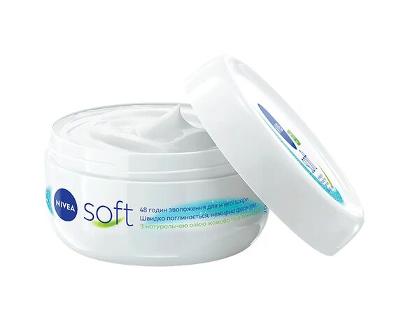 Крем для обличчя, рук, тіла NIVEA Soft Інтенсивне зволоження 200 мл Аврора картинка 5 ціна