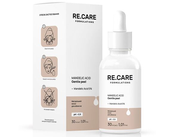 Пілінг для обличчя мигдальний RE.CARE Acid Gentle 30 мл в інтернет-магазині Аврора