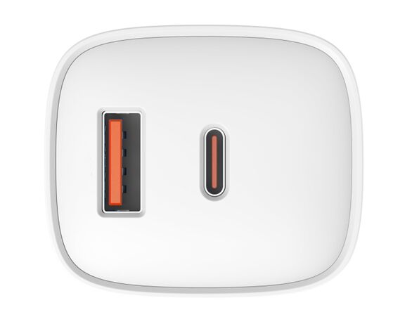 Адаптер зарядний мережевий HAVIT UCP019 USB-A+USB-C білий Аврора картинка 5 недорого