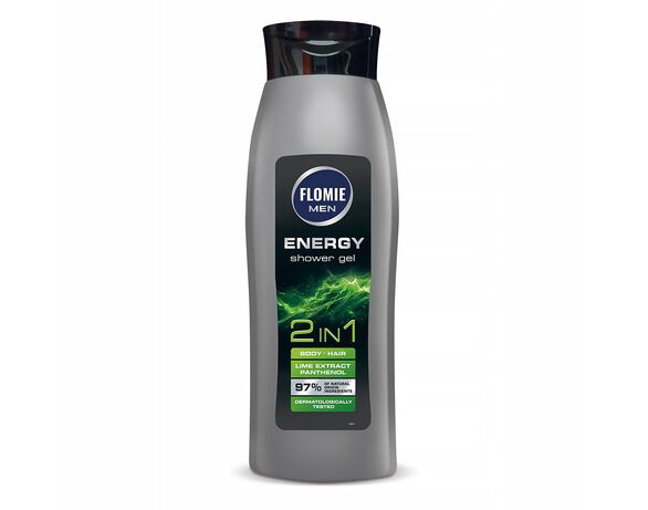 Гель для душу чоловічіий 2в1 FLOMIE Energy Лайм 750 мл Аврора купити