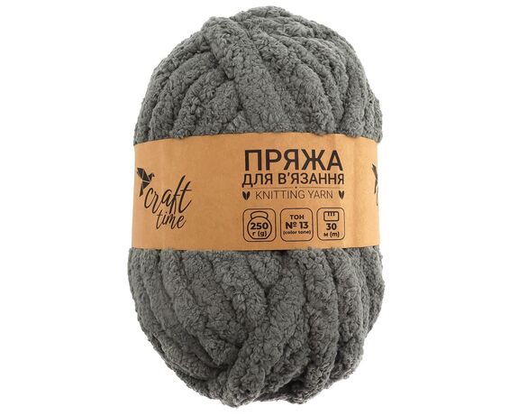 Пряжа для в'язання плюшева Craft time 250 г 30 м тон №13 Аврора дешево