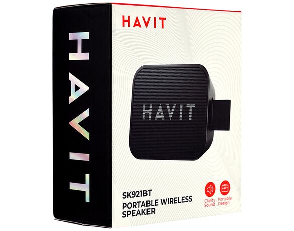 Колонка портативна HAVIT SK921BT чорна 5Вт Аврора картинка 7 фото