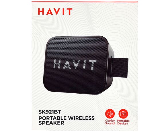 Колонка портативна HAVIT SK921BT чорна 5Вт Аврора картинка 8 дешево
