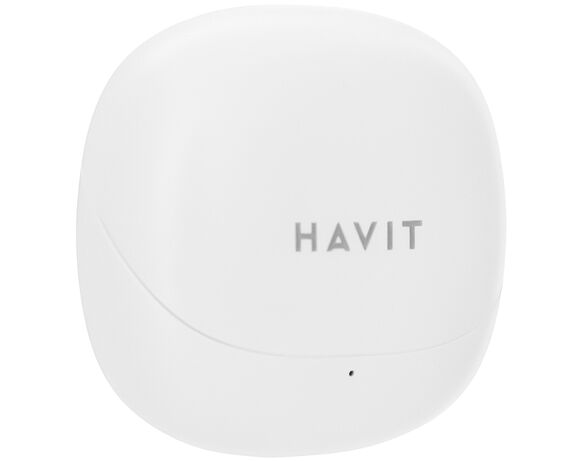 Навушники вставні бездротові гарнітурні HAVIT TW926 TWS білі Аврора картинка 4 з доставкою