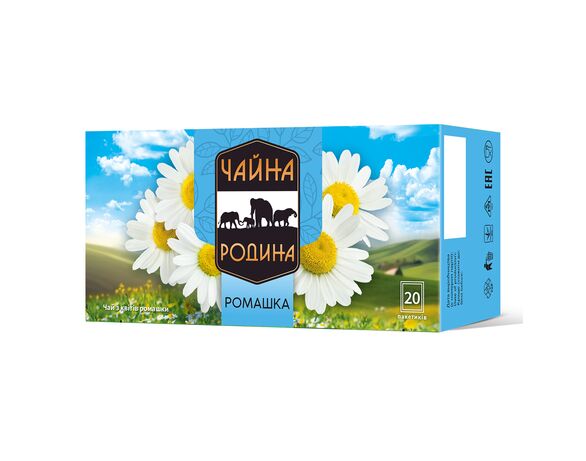 Чай трав'яний Чайна родина Ромашка 1г х 20шт/пач Аврора відгуки