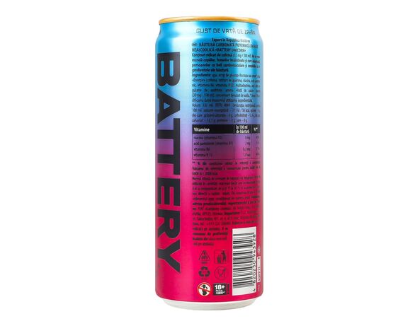 Напій енергетичний безалкогольний Battery UNICORN ж/б 0,33 л Аврора картинка 3 відгуки