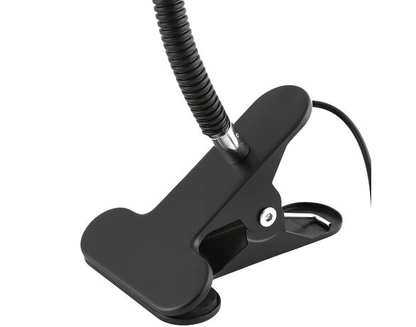 Лампа настільна LED USB гнучка на прищіпці LUNO Аврора картинка 6 фото