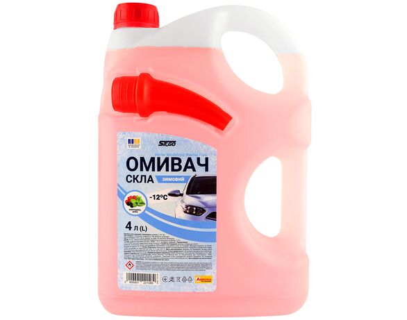 Омивач скла зимовий Sit&GО Смородина, м'ята (-12) 4 л Аврора недорого