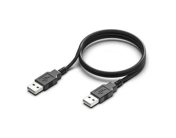 Кабель живлення USB-А-USB-А ColorWay CW-CBUU071-BK чорний 1 м Аврора картинка 4 каталог