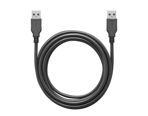 Кабель живлення USB-А-USB-А ColorWay CW-CBUU071-BK чорний 1 м картинка 2 в інтернет-магазині Аврора