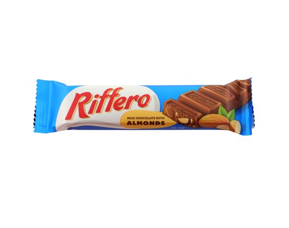 Шоколад молочний Riffero з мигдалем 40 г Аврора з доставкою