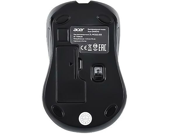 Миша комп'ютерна бездротова ACER OMR010 WL чорна Аврора картинка 2 з доставкою
