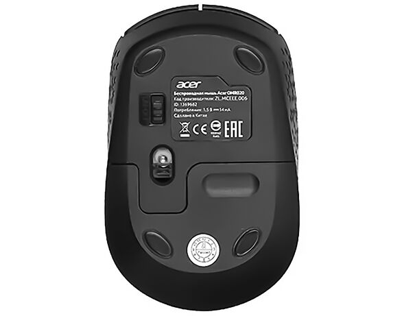 Миша комп'ютерна бездротова ACER OMR020 WL чорна Аврора картинка 2 фото