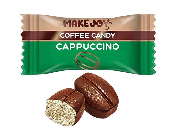 Цукерки кавові Make Joy Cappuccino 50 г Аврора картинка 2 купити