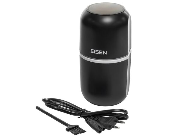 Кавомолка роторна EISEN ECG-038B чорна 250 Вт Аврора картинка 3 ціна