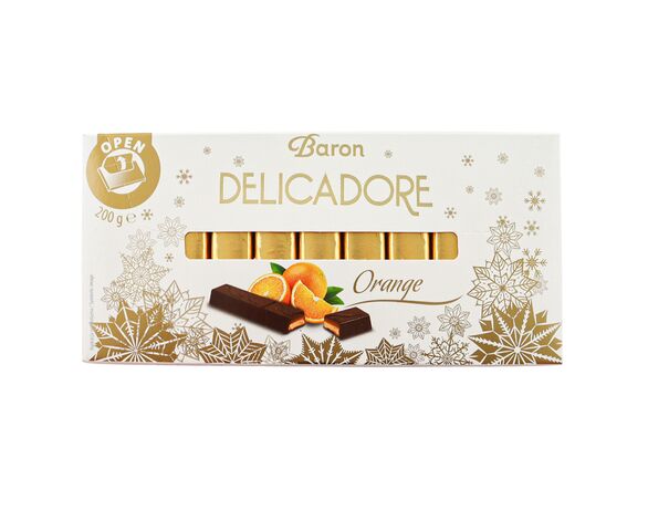 Набір цукерок шоколадних Delicadore зі смаком апельсину 200 г Аврора недорого