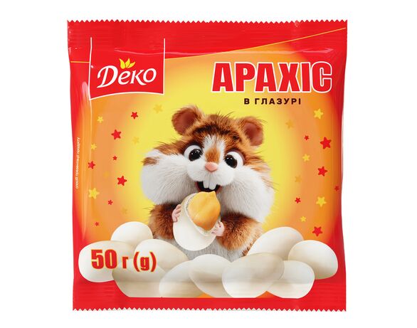 Драже в глазурі Деко Арахіс 50 г Аврора дешево