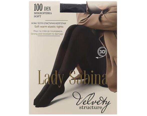 Колготи жіночі капронові Lady Sabina Velvet 100 den в асортименті Аврора вартість