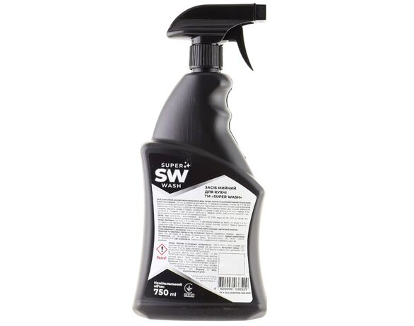 Засіб для миття кухні SUPER Wash АНТИЖИР Апельсин 750 мл Аврора картинка 4 недорого