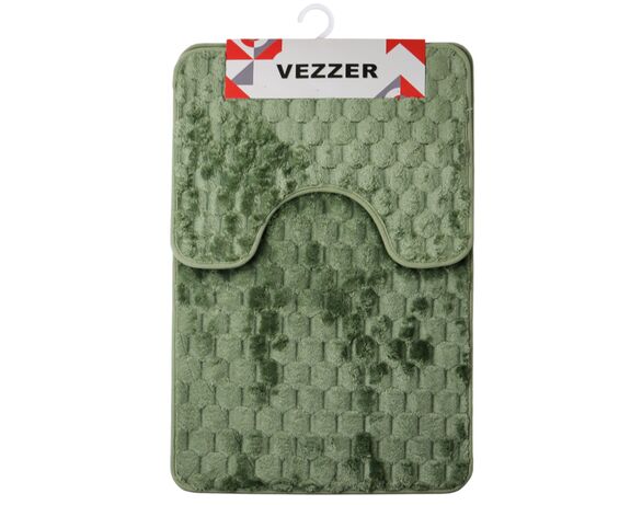 Набір килимків для ванної VEZZER в асортименті 2 шт 50x80 см, 50x40 см в інтернет-магазині Аврора