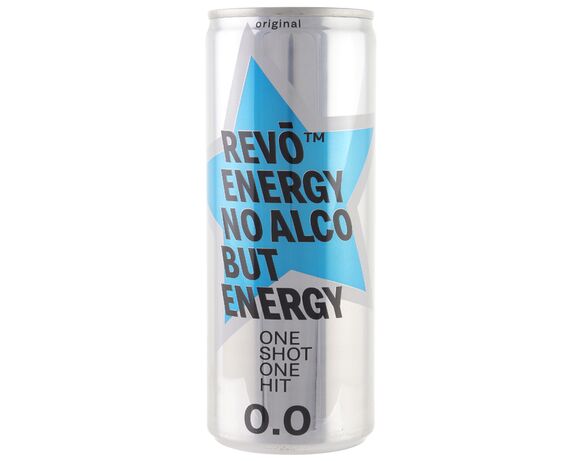 Напій енергетичний безалкогольний REVO Energy Оригінал ж/б 250 мл в Аврорі