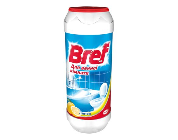 Порошок для чищення ванної кімнати Bref Лимон 500 г Аврора вартість