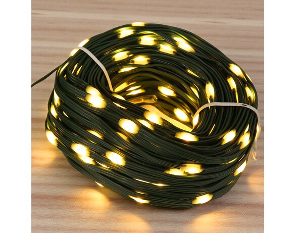 Гірлянда декоративна LED USB Mirko 300 ламп Аврора картинка 5 з доставкою