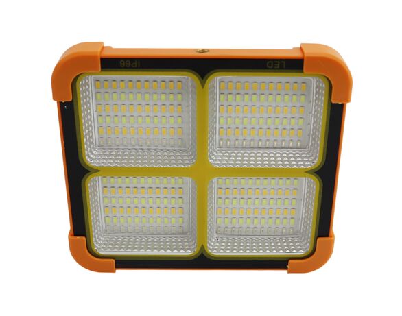Ліхтар LED прожекторний акумуляторний з сонячною батареєю в інтернет-магазині Аврора