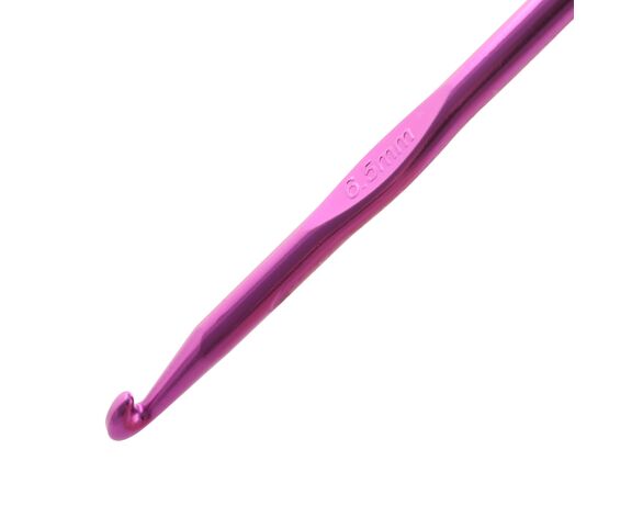 Гачок для в'язання металевий Craft time №5,5-6,5 в асортименті Аврора картинка 2 з доставкою