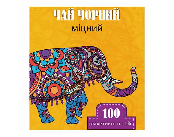 Чай чорний байховий Міцний 1,3 г х 100 шт/пач Аврора відгуки
