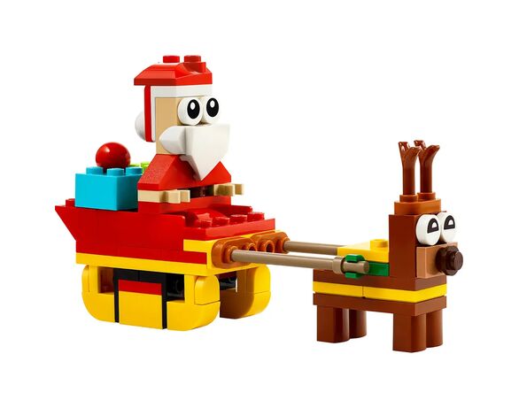 Конструктор LEGO Поїздка на санчатах Санти 30670 Аврора картинка 2 недорого